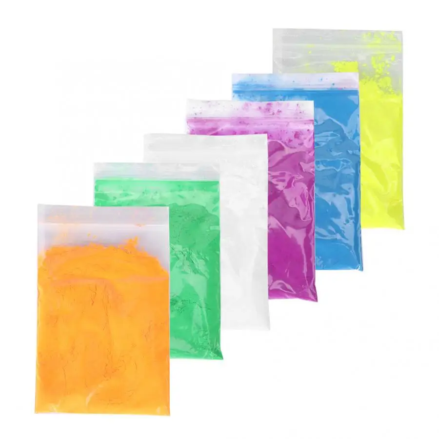 Блестящий фосфорный порошок для ногтей Хэллоуин дизайна Сделай Сам