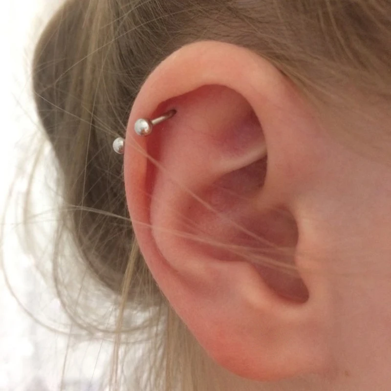 5 шт. нос кольцо акриловый шар для пирсинга перегородки носа пирсинг