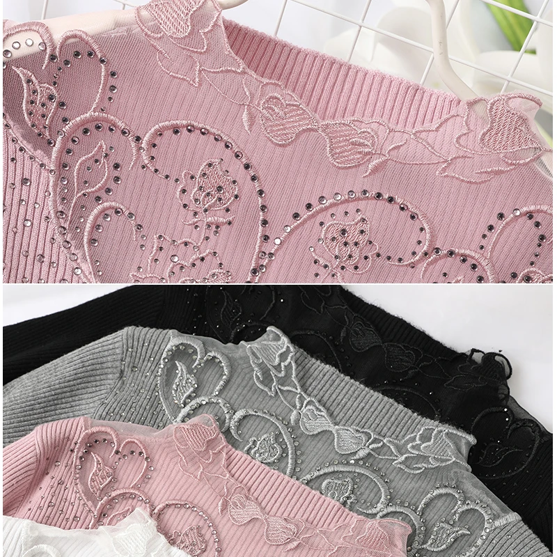 Осенний вязаный свитер 2020 женские свитера и пуловеры Элегантный Эластичный с