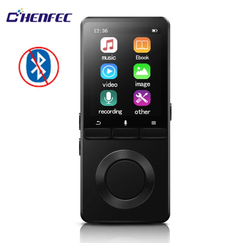 C2-black Mp3-плеер с Bluetooth, встроенный динамик, металлический музыкальный плеер без потерь с fm-радио, электронная книга для Walkman с поддержкой tf-карты до 128 ГБ - Цвет: C2-black