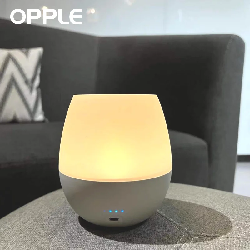 OPPLE Smart Candel Night Lamp Air Blow Puff Sound Sensor Switch Light Dimming Sleep Lamps Bedroom Decor Portable Valentines Day