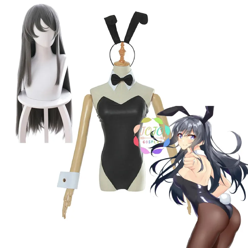 Карнавальный костюм для девочек Senpai Sakurajima Mai черный комбинезон на Хэллоуин