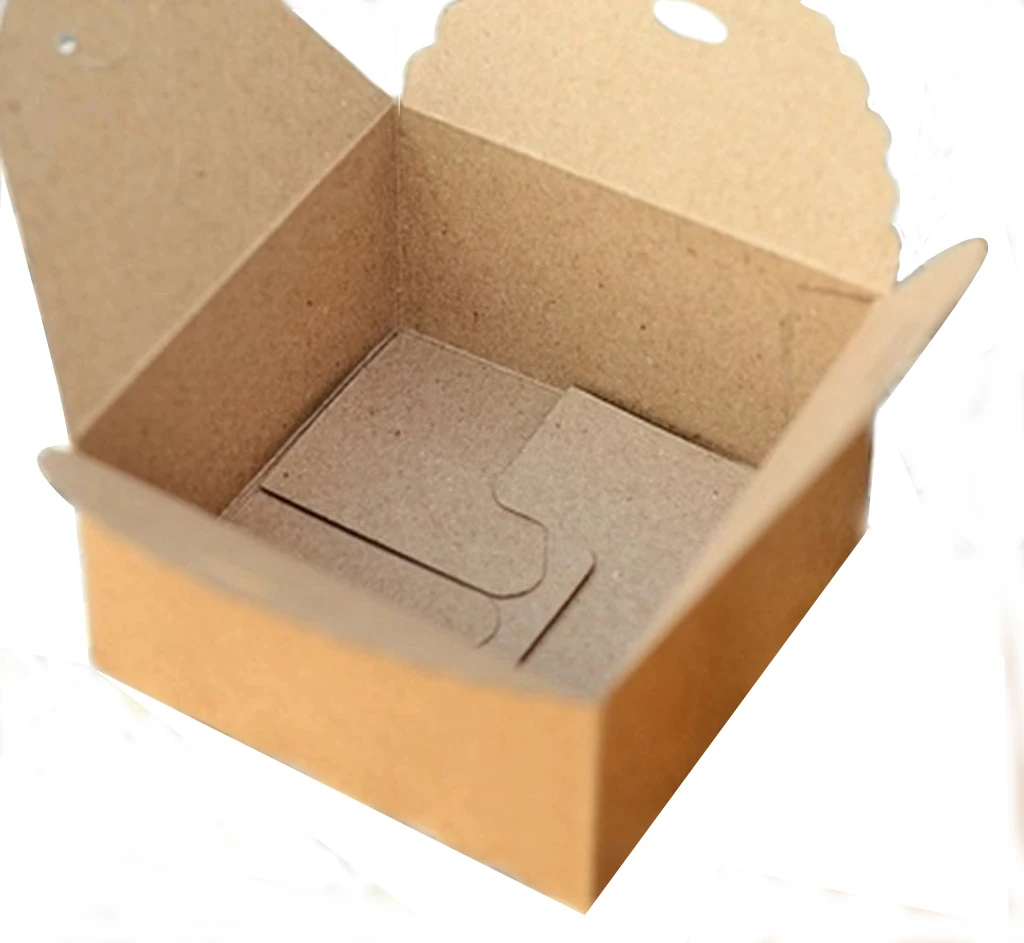

12 шт. крафт Бумага Подарочная коробка вечерние свадебные квадратная коробка Обёрточная бумага для ручной работы