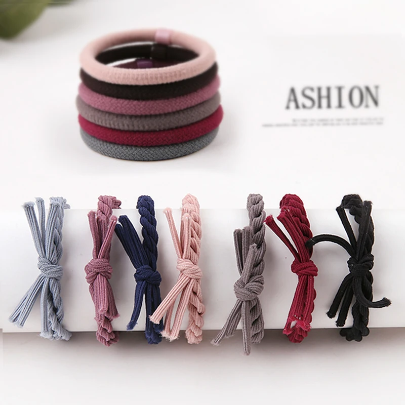 

Темпераментная веревка для волос, простые и щедрые аксессуары для волос, материал для кольца для волос, DIY ювелирные аксессуары