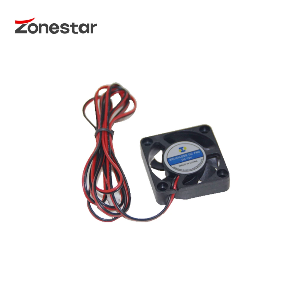 ZONESTAR Экструдер Охлаждающий Вентилятор 40X40X10 мм DC12V Текущий 0.12A 3D Аксессуары Для