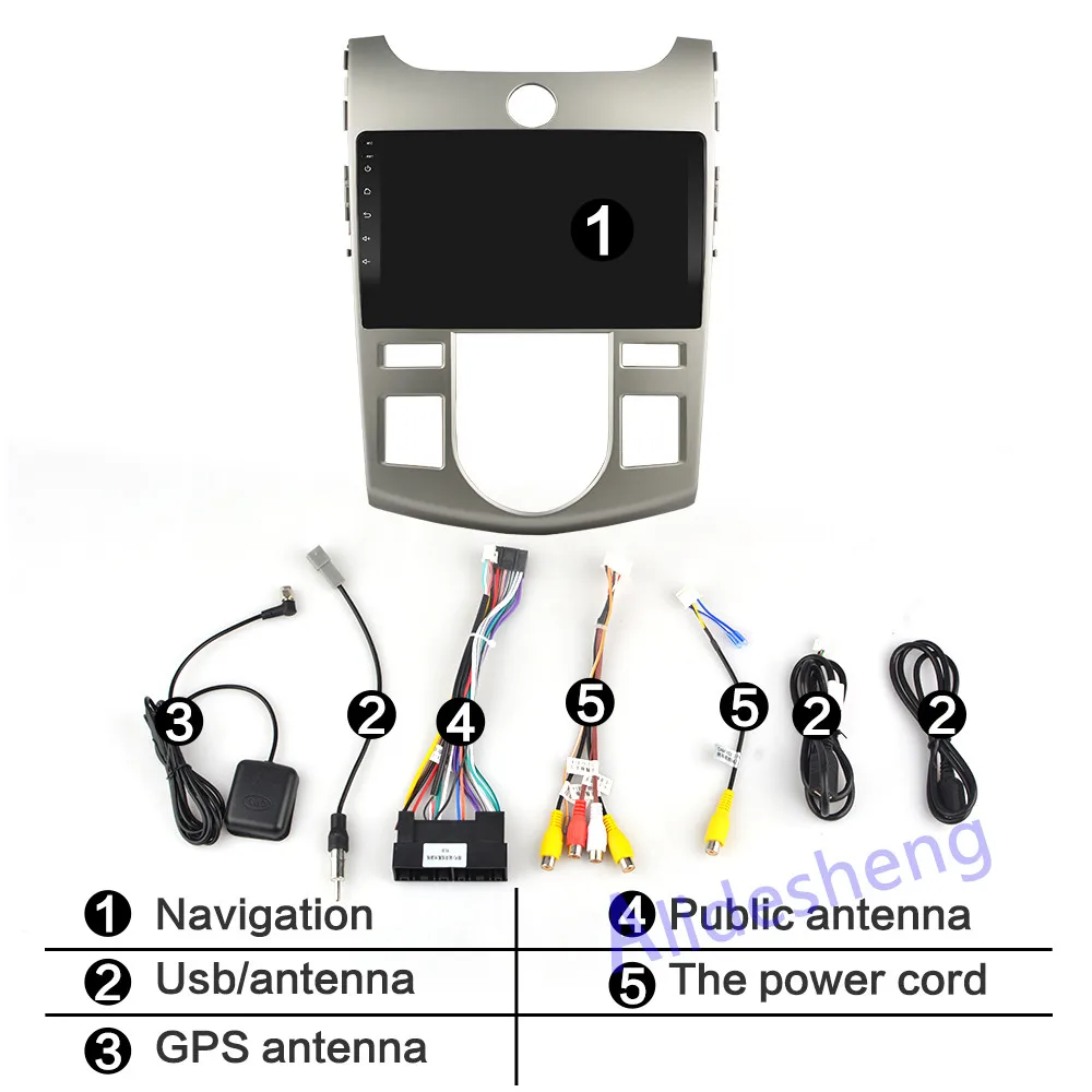 2 Гб ОЗУ Android 9 0 автомобильный мультимедийный плеер для KIA Forte(AT) Cerato 2008 2009 2010 2011 2012