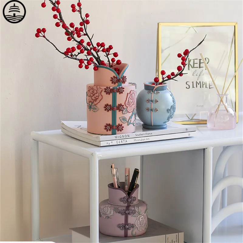 

Искусство в китайском стиле, искусство, скульптуры из смолы, домашний декор, сушеные цветы Eheon, розетка, цветочный орган, современное творчес...