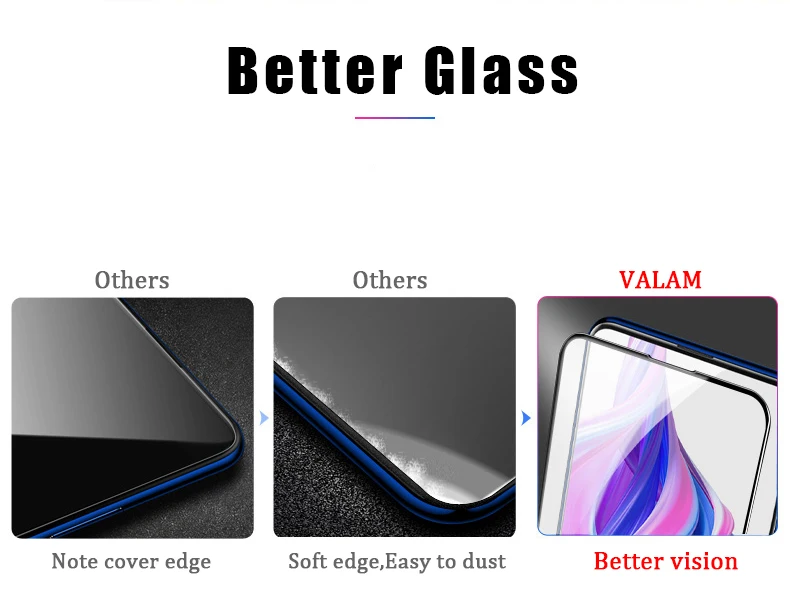 Защитная пленка VALAM из закаленного стекла для huawei P smart Z, полное покрытие для huawei P smart plus Z, защитное стекло
