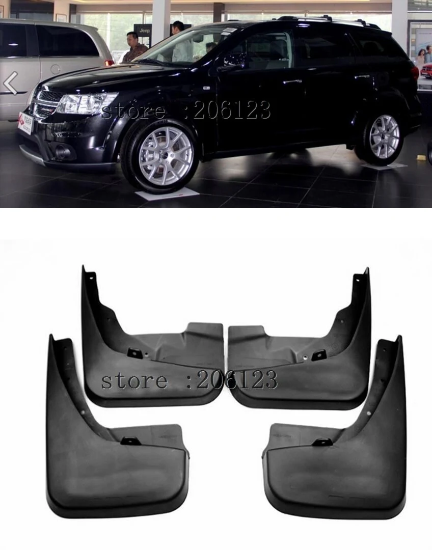 Комплект литых автомобильных брызговиков для Dodge Journey Fiat Freemont брызговики