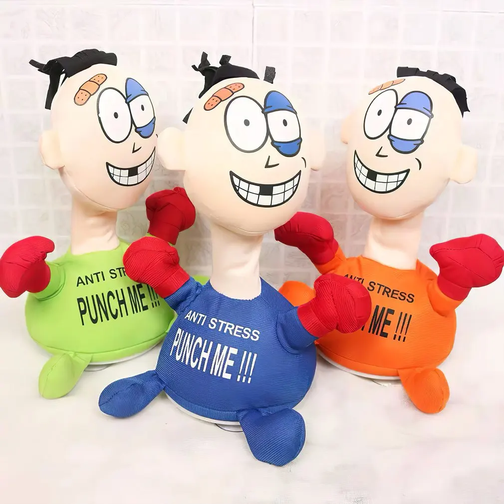 

Electric Plush Vent Toy Comfortable Touching Punch Me Doll Funny Emotional Vent Doll Anti-Stress Stuffed Figure Doll