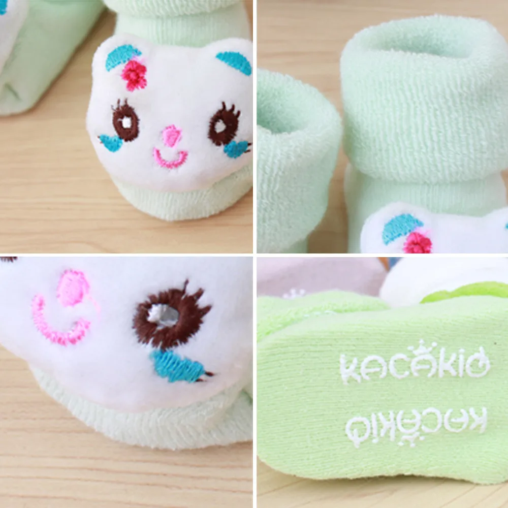 Sokcs/Детские носки с милым рисунком для новорожденных calcetines Детские Нескользящие