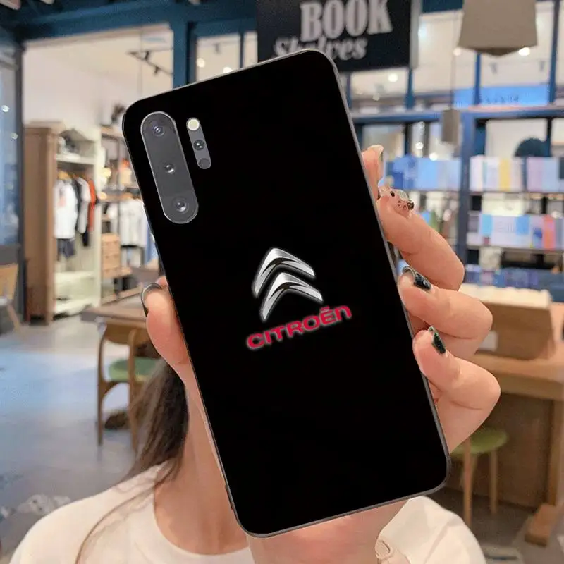 

Luxury France car Citroen Logo Phone Case For Samsung Galaxy Note20 ultra 7 8 9 10 Plus lite J7 J8 Plus 2018 Prime M21