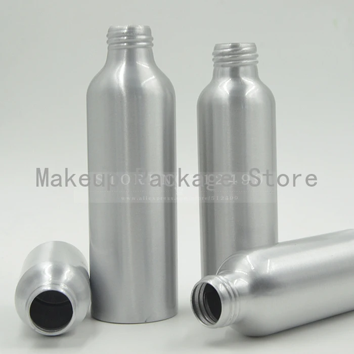

6/12/30/50pcs 30/50/100/120/150/250ml Screw top aluminum bottle Aluminum cover emulsion cream Bottle cosmetic jar Refill Bottles