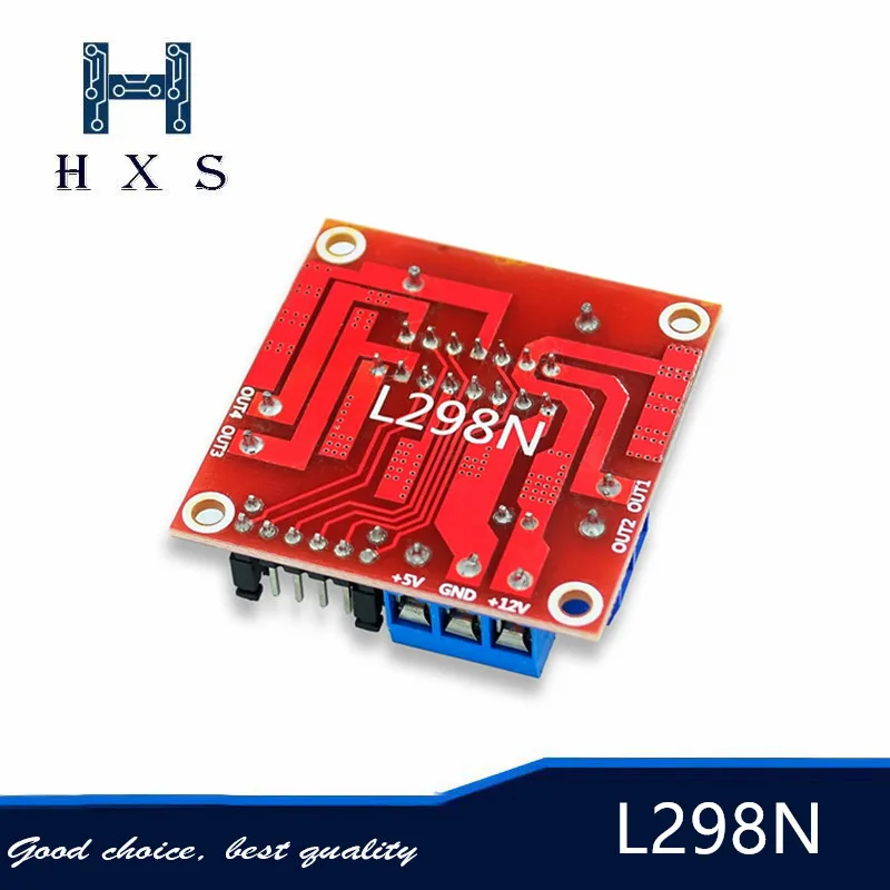 Плата драйвера L298N 1 шт. плата контроллера для шагового двигателя L298 DC