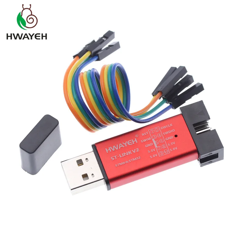 Бесплатная доставка 5 шт. ST-Link V2 stlink mini STM8STM32 STLINK симулятор загрузки