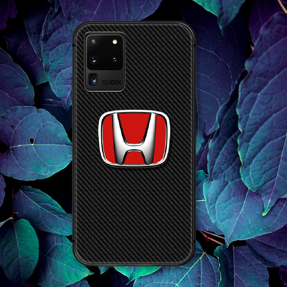 

HONDA JDM Sport Car Cool Phone Case For Samsung Galaxy Note S 8 9 10 20 Plus E Lite Uitra black Back Painting Prime Silicone