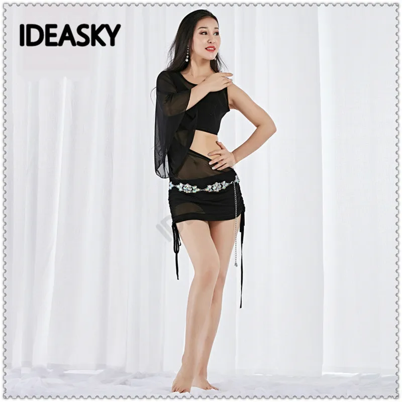 Fashion Adult Women Bellydance Belly Dance Costume Set bra dress undershorts Oriental Practice Wear Dancewear Slim clothing suit |