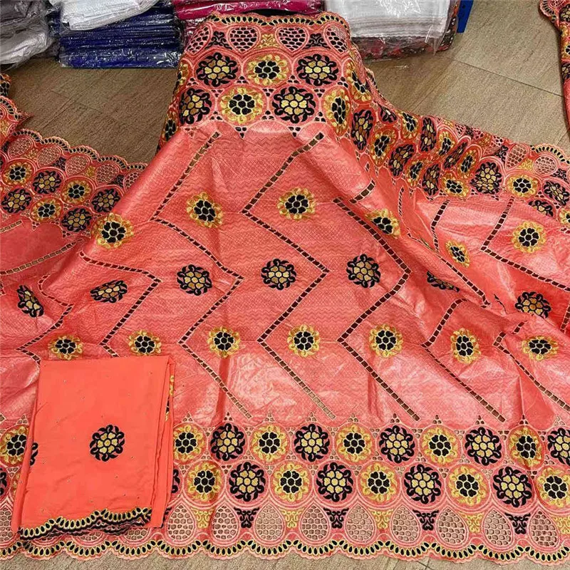 Новинка 2019 африканская ткань Базен риче с бисером шнур кружевная морская парча