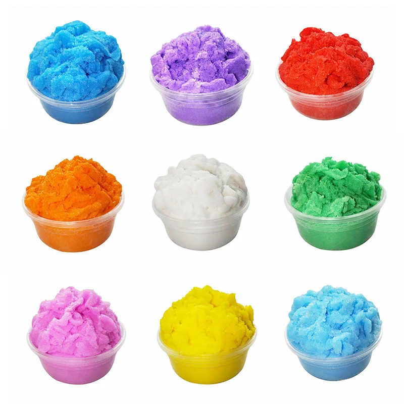 2020 Snow Cloud Slime Fluffy Magic Glue For Mud Slime Supplies Polymer Clay Slimes Cloud Kit Plasticine Kids Toys images - 6