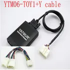 Автомобильный цифровой музыкальный переходник Yatour для Toyota Lexus1998-2004, USB, mp3-плеер, AUX, 5 + 7 контактов, Y-образный кабель, автомобильный стереоадаптер