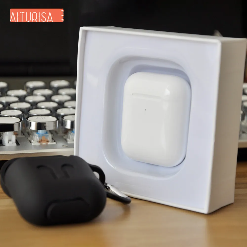 I200 tws 1:1 copy Air 2 беспроводные Bluetooth наушники всплывающее в уши Обнаружение наушников микрофон вызов с зарядной коробкой pk i500 i80 i90