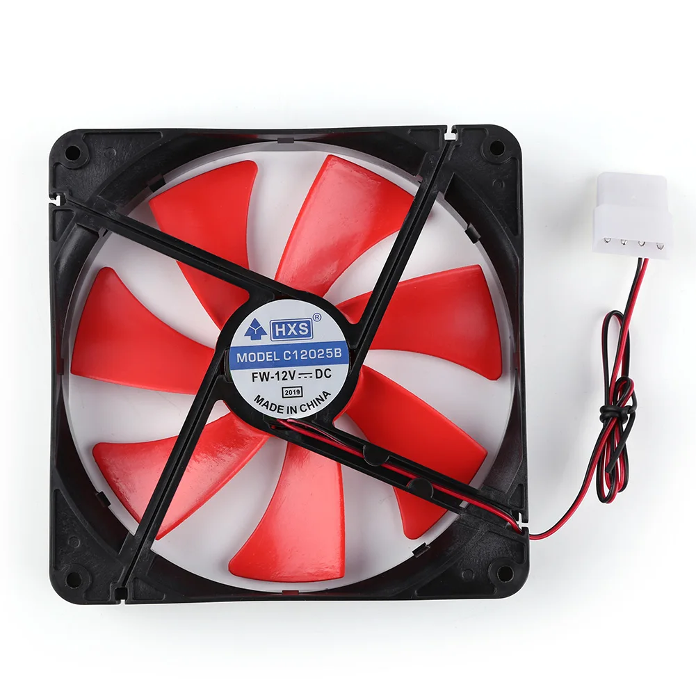 

140mm 4 Pin Speed Adjustable Silent PC Case Cooling Fan CPU Cooler Fan 12V Computer components and hardware