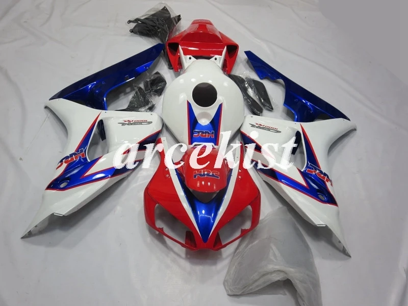 

4 Gifts New ABS Injection mold Full Fairings Kit Bodywork set fit for HONDA CBR1000RR 1000RR 2006 2007 06 07 Custom red blue HRC