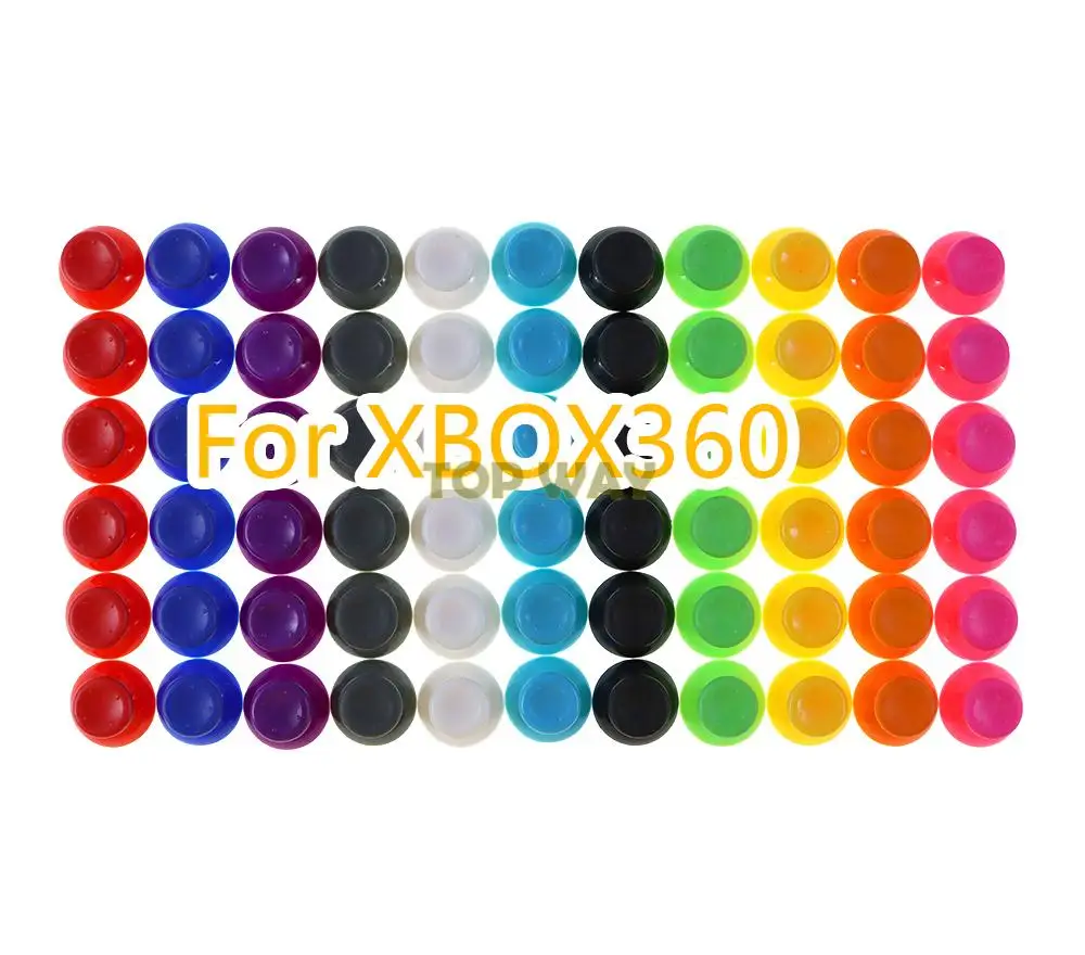 Bộ 500 Nhựa Thay Thế Ngón Tay Cái Dính Joystick Mũ Cầm Có Dành Cho XBOX 360 XBOX360 Bộ Điều Khiển Tay Cầm Chơi Game Phụ Kiện