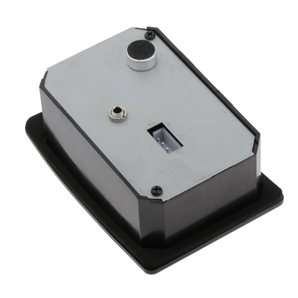 

For Acoustic Guitar 4-Band Equalizer Preamp Piezo Pickup Black Accessories