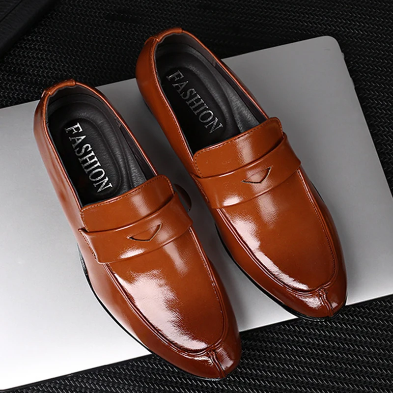 

Men Casual Shoes Slip On Loafers Black Moccasins Fashion Hot Sales Shoes for Men Spring Comfortable Men's Shoes Dropshipping BG3