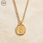 SOMMAR новейшее 18KGP позолоченное ожерелье девичий кулон воротник с цветами ювелирные изделия для помолвки аксессуары