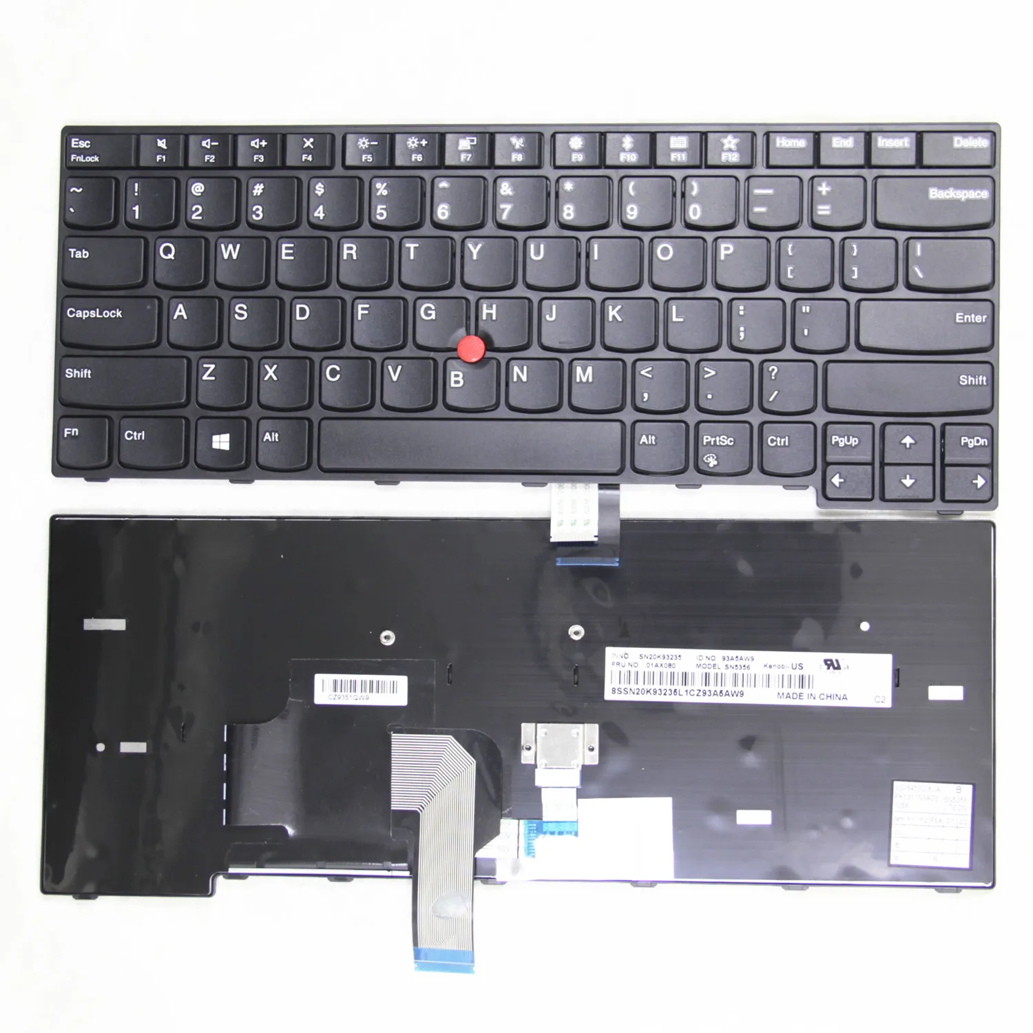 100% новая Оригинальная клавиатура США для Lenovo Thnikpad E450 E455 E460 E465 W450 E470 E475 английская