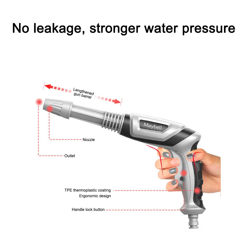 

High Pressure Washer Water Gun Garden Hose Nozzle Spray For Water Hidrolavadora Foam Pot Car Washing Sprinkler Cleaning Tool