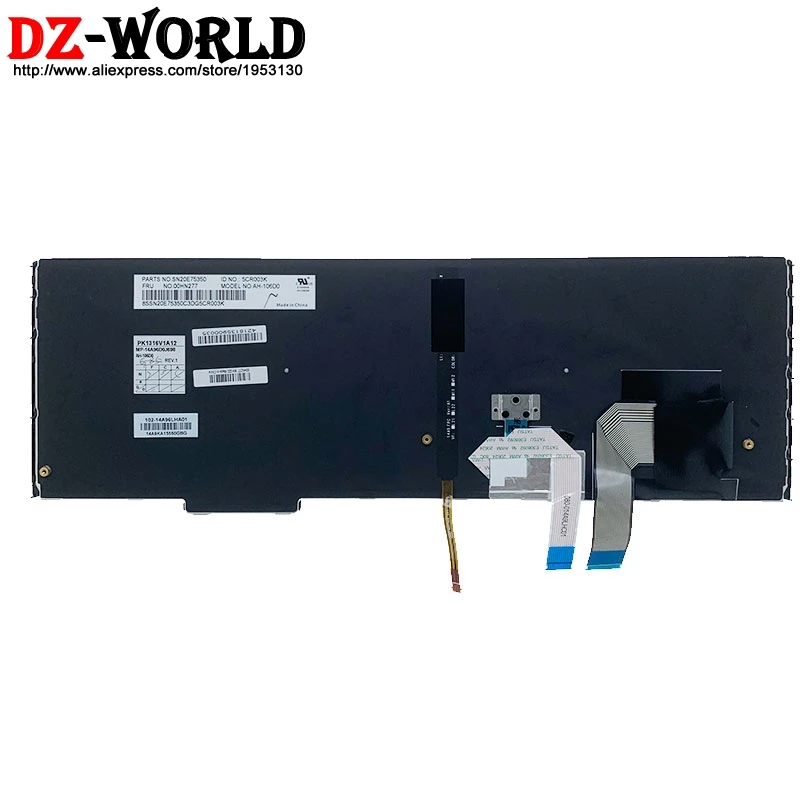 Новая Оригинальная немецкая клавиатура с подсветкой для ноутбука Lenovo Thinkpad S5 Yoga 15