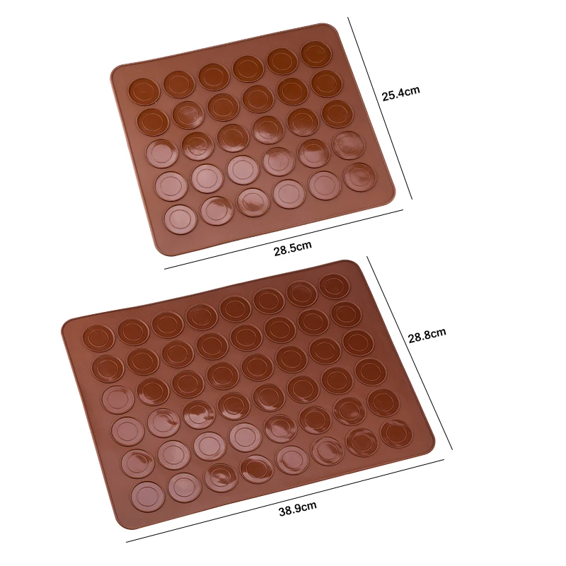 Антипригарный силиконовый коврик для макарон форма выпечки сковорода