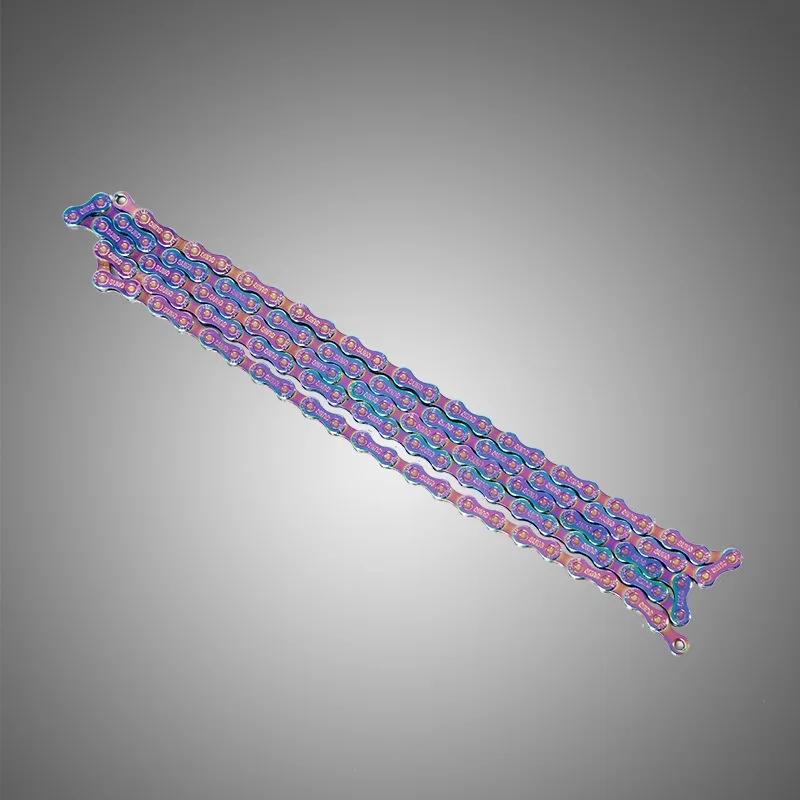 

2020 Riding Accessories Road Bike Mountain Bike Road Bike Folding Car Colorful Chain 12-Speed 24-Speed Bicycle Color Chain Chain