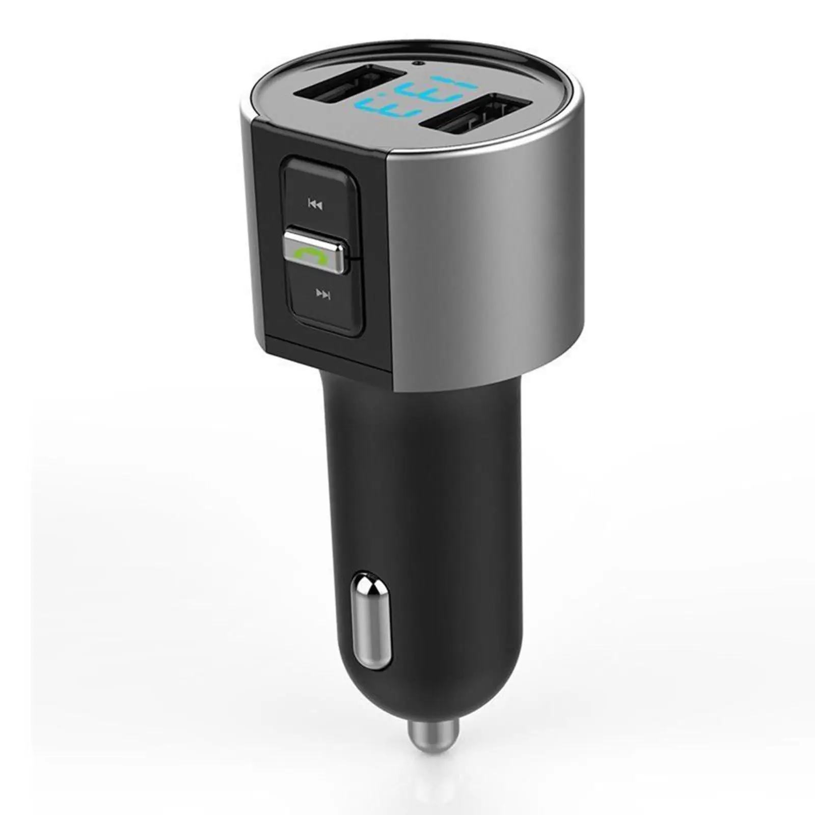 Автомобильное зарядное устройство с двумя USB, Bluetooth, fm-передатчик, mp3-плеер, радио, адаптер, комплект, Bluetooth, автомобильный fm-передатчик, аксессуары