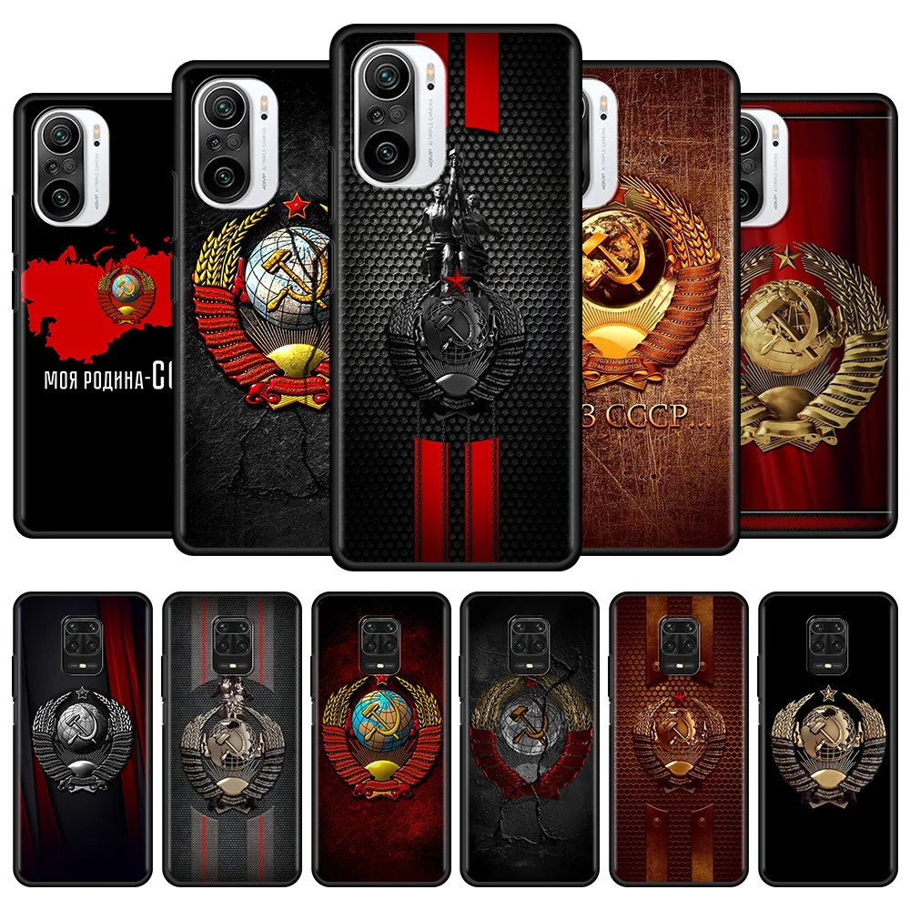 

Phone Case For Xiaomi Redmi Note 9 8 10 Pro 9T 9S 8T 7 10Lite Coque for redmi 9 9C 9A 9T 8 8A 7 Capa Vintage USSR CCCP
