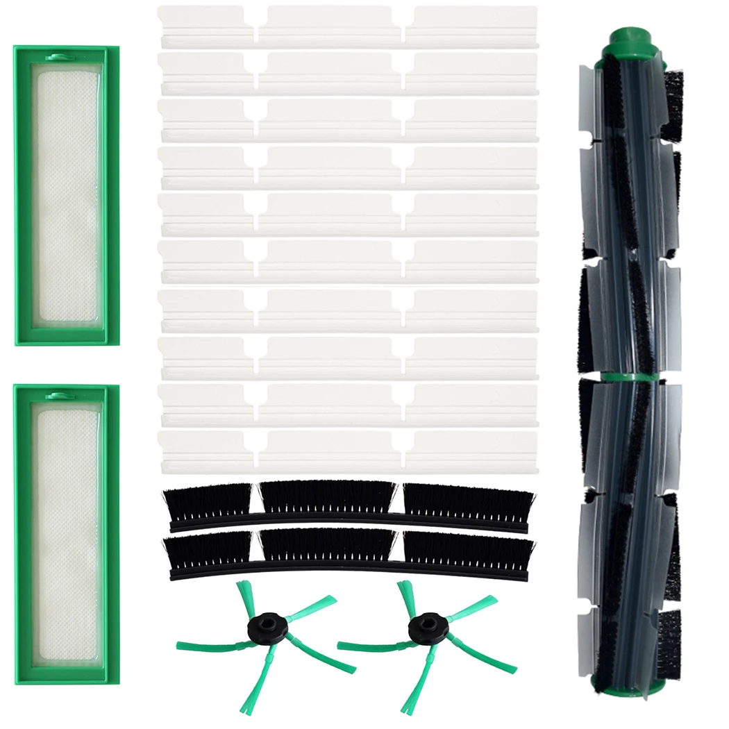 

Removable Round Brush Rubber Lamellas Filter Kit For Vorwerk VR200 VR 200 300 Sweeper Robot Vacuum Cleaner Accessories