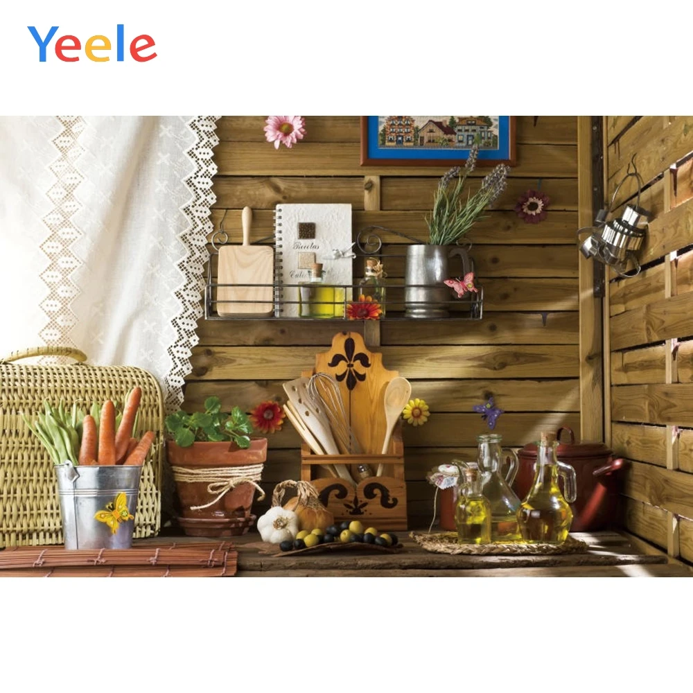 Фон для студийной фотосъемки с изображением весенних цветов кухни детского душа