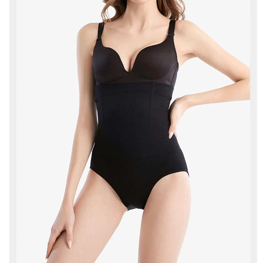 Women Waist Trainer Bodysuit  Push Up Butt Lifter Strap Waist Cincher Tummy Control Panties Shapewear