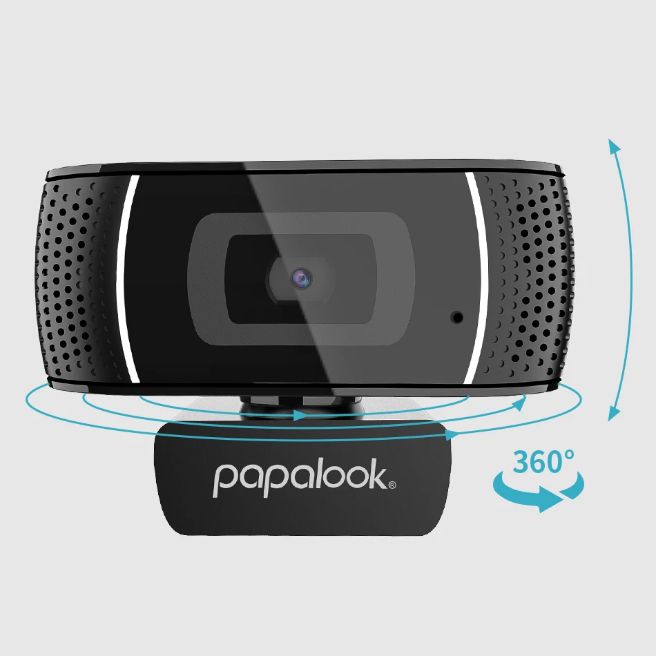 Веб камера PAPALOOK PA327 Full HD встроенный микрофон веб автоматический светильник