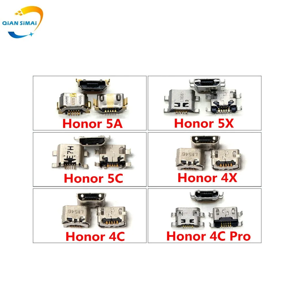 2 шт./лот Новый USB зарядный порт зарядное устройство для Huawei Honor 5A 5X 5C 4X 4C Pro Чехол