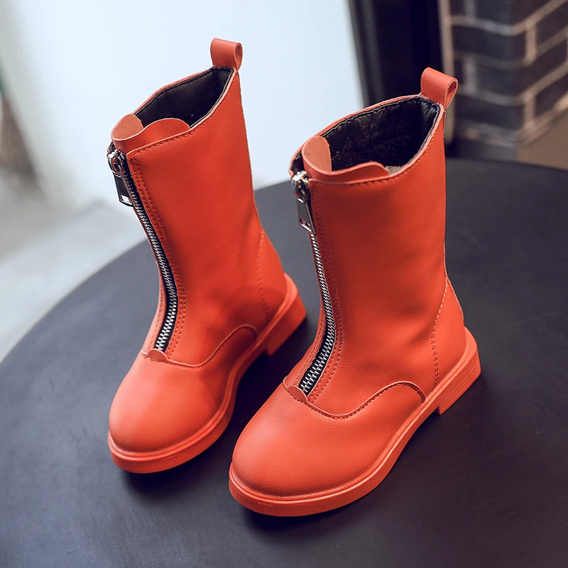 Ботинки martin для девочек коллекция 2019 года сезон осень зима новые модные детские