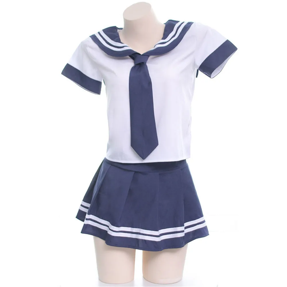 Японская/Корейская школьная форма сексуальный милый костюм моряка для