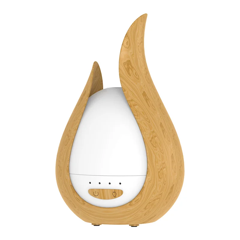 Ultrasonic Intelligent Aroma Air humidifier ESSential Oil Diffuser wood grain 7 Color LED Night light Water droplets design | Бытовая