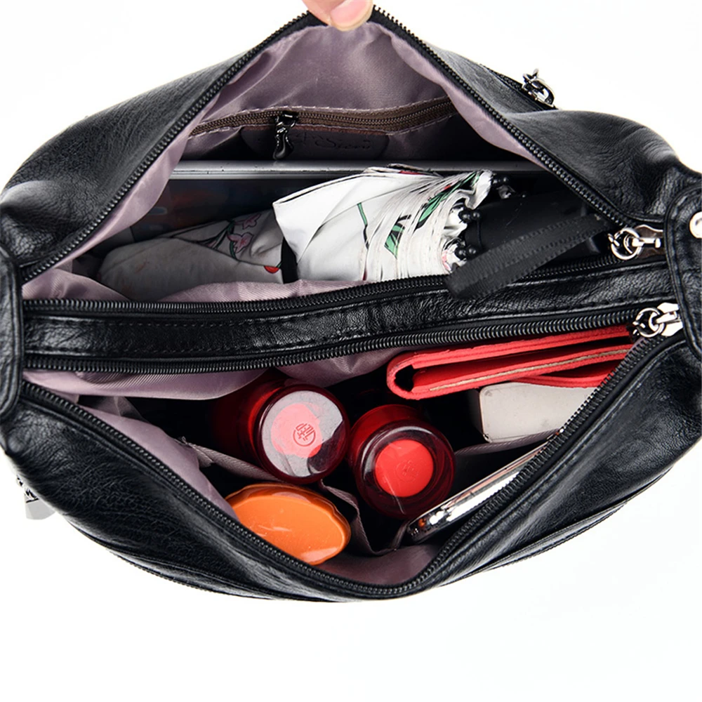 

Casual Soft Leather Crossbody Bags for Women 2020 Luxury Handbags Women Bags Designer Handbags High Quality Women Shoulder Bag