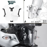 for yamaha tenere 700 grille headlight protector guard lense cover fit tenere700 2019 up acrylic motorcycle accessories