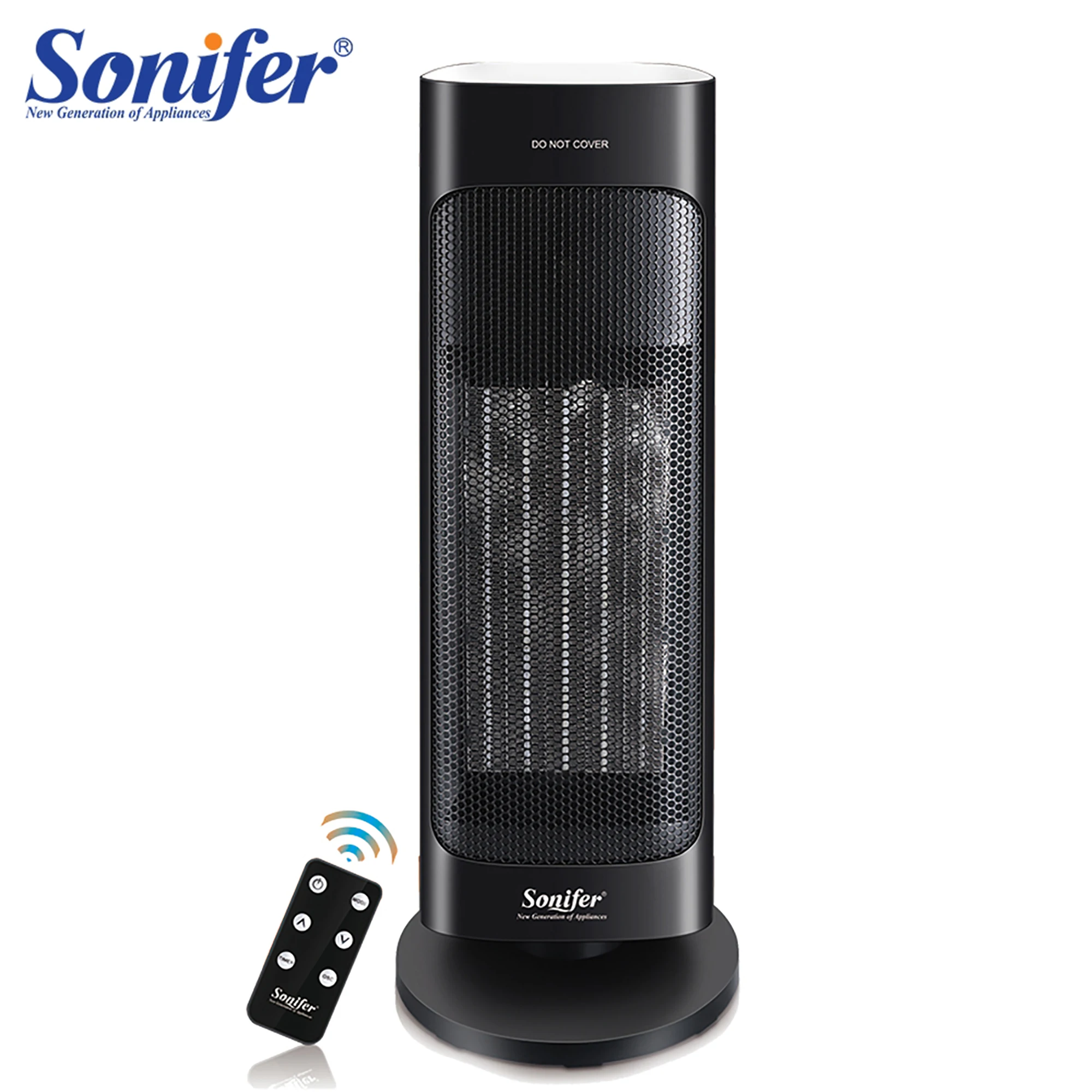 Электрический нагреватель для вентиляторов 2000 Вт настольный регулируемый