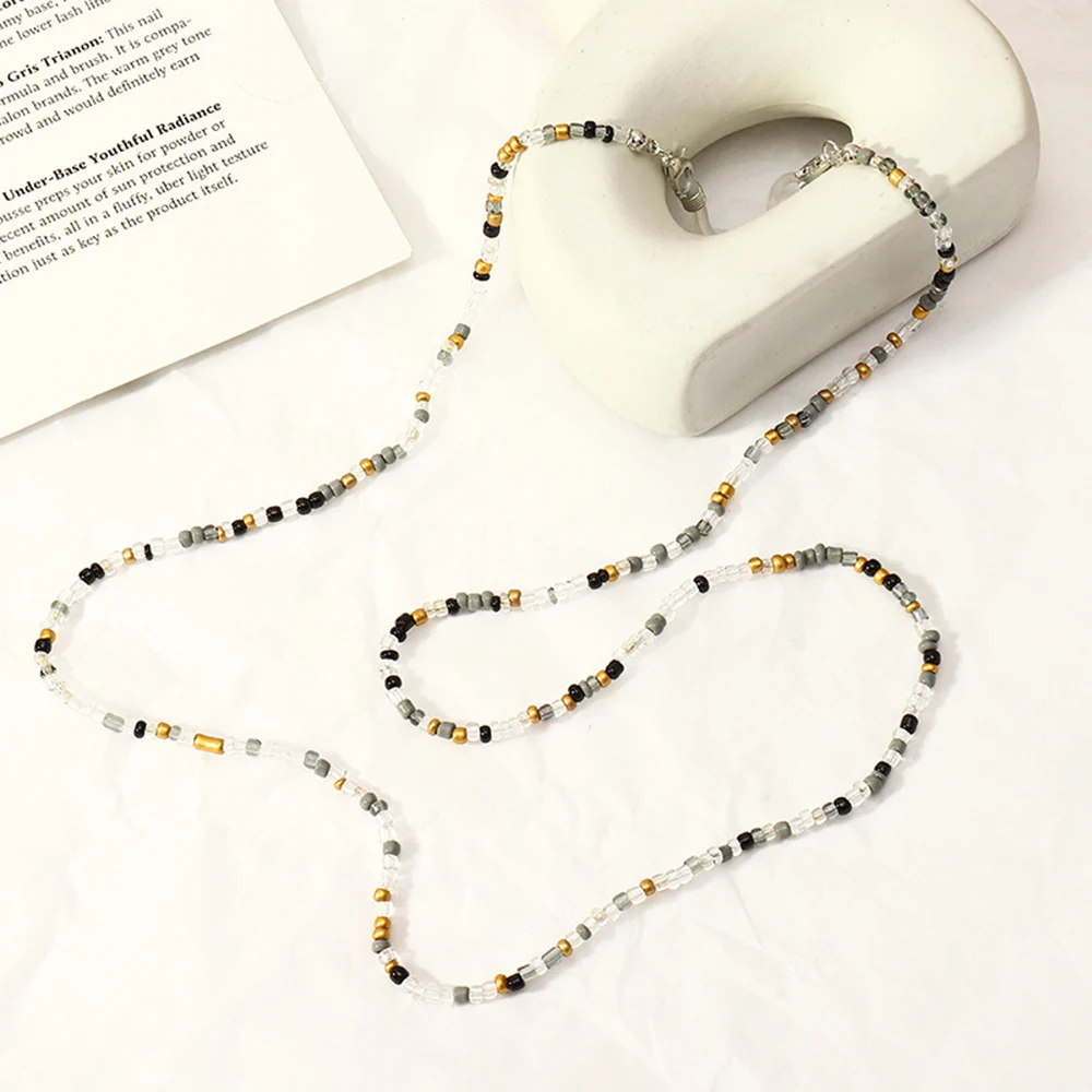

Fashion Reading Glasses Chain Retro Beads Eyeglass Sunglasses Spectacle Cord Neck Strap String Mask Chain Eye wear